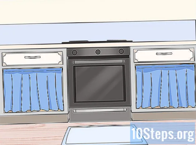 Come coprire una cucina aperta con le tende