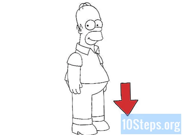 Hvordan man tegner Homer Simpson