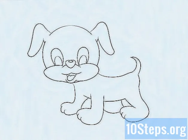 วิธีการวาดลูกสุนัขน่ารัก