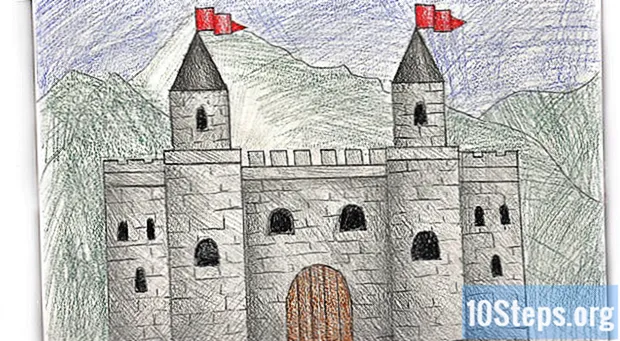 Kako crtati srednjovjekovni dvorac