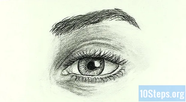 Come disegnare un occhio femminile realistico