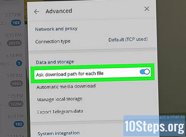 Como ativar o recurso "Solicitar caminho de download para cada arquivo" no Telegram para PC