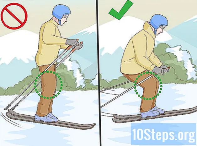 スキーでジャンプする方法