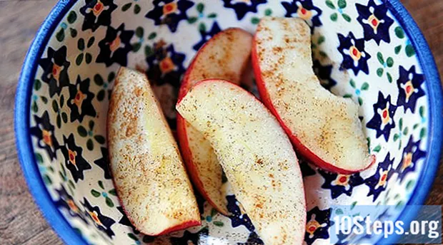Kako napraviti kriške jabuka od cimeta i šećera