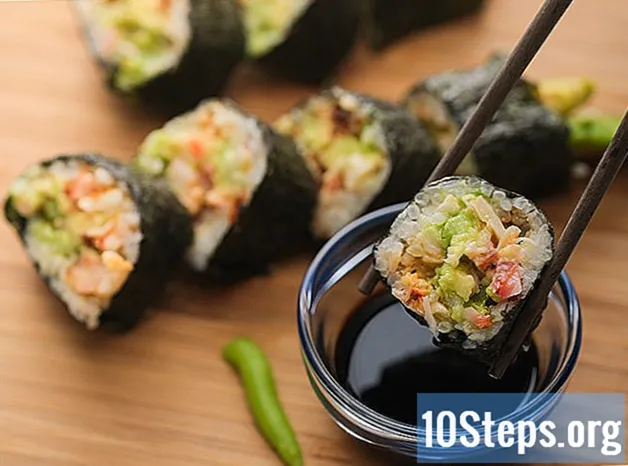 Hur man gör hummer sushi