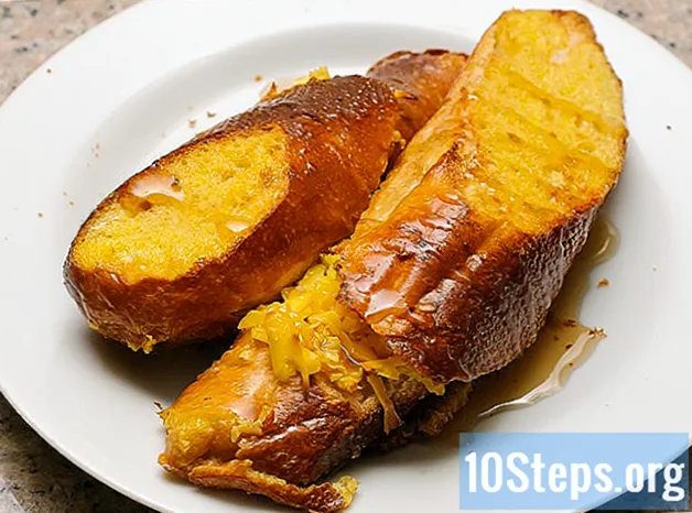 Hoe oven gebakken Franse toast te maken