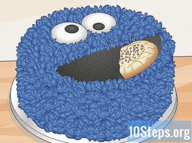 Cómo hacer un pastel de monstruo de las galletas