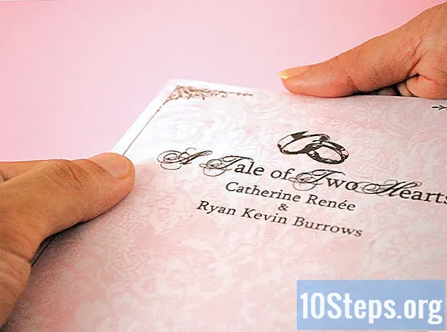 Cómo hacer un folleto de ceremonia de boda personal