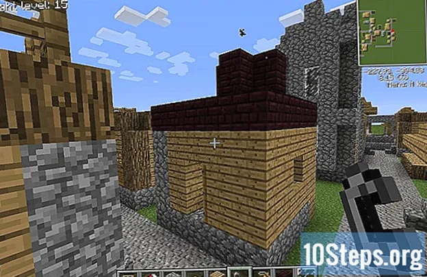 Wie man in Minecraft ein Holzhaus baut, das nicht niederbrennt