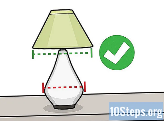 램프 쉐이드 측정 방법