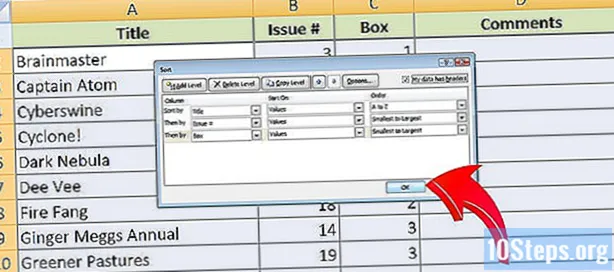 Kako organizirati svoju zbirku stripova pomoću programa Excel