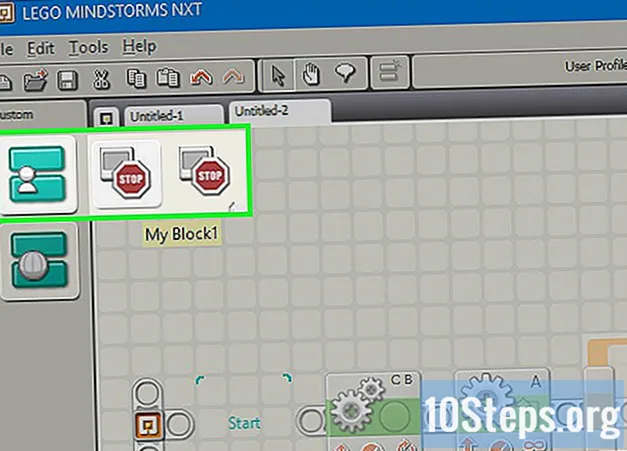วิธีการเขียนโปรแกรม Mindstorm ของ Lego ของ NXT