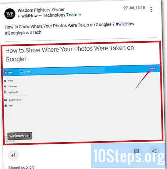 Come condividere un collegamento su Google+