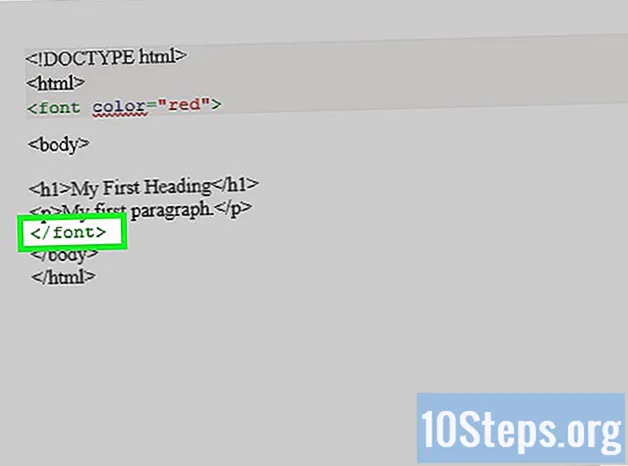 Kā izmantot fonta krāsu tagus HTML