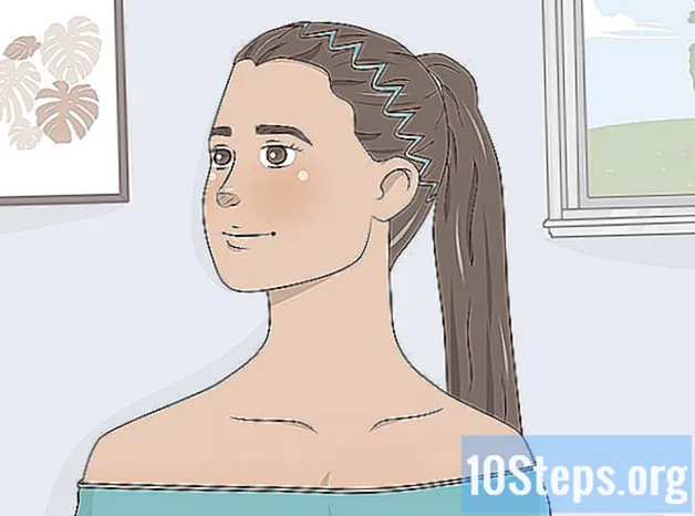 Wie man ein Zick-Zack-Stirnband trägt