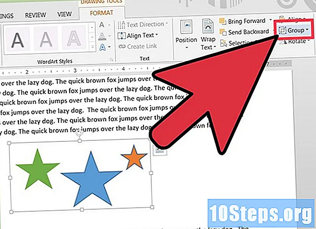 Jak seskupit objekty v aplikaci Microsoft Word