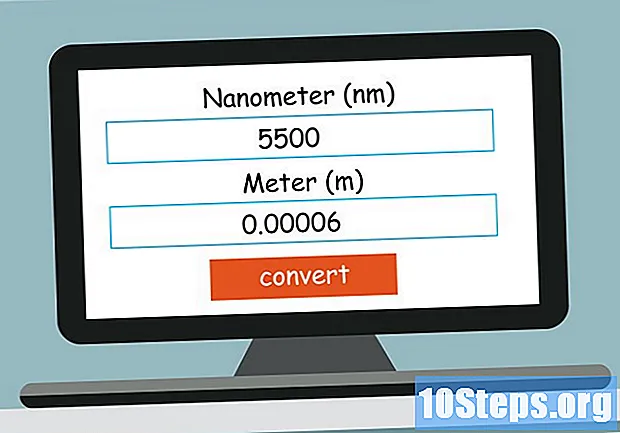 Come convertire i nanometri in metri