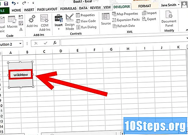 Как да създадете бутони за макроси в Excel