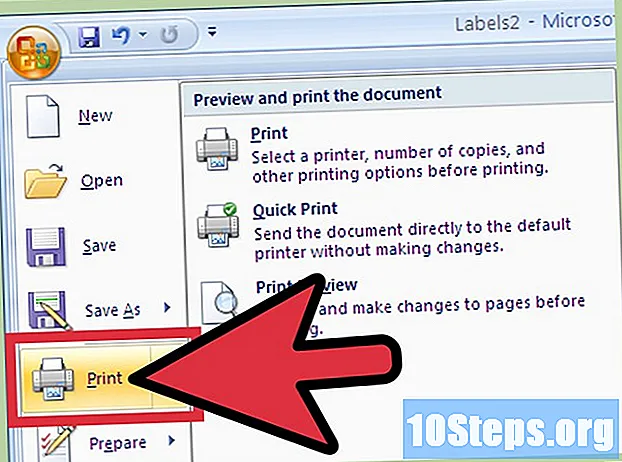 Kā izveidot etiķetes, izmantojot Microsoft Word 2007