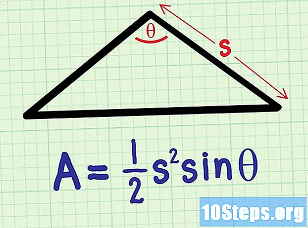 Slik finner du området i en isosceles trekant