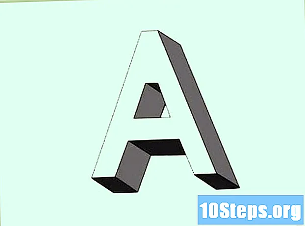 Hoe 3D gearceerde letters te tekenen