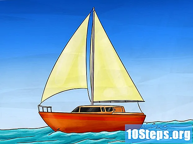 Hur man ritar en segelbåt