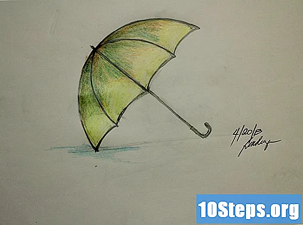 Cum să desenezi o umbrelă