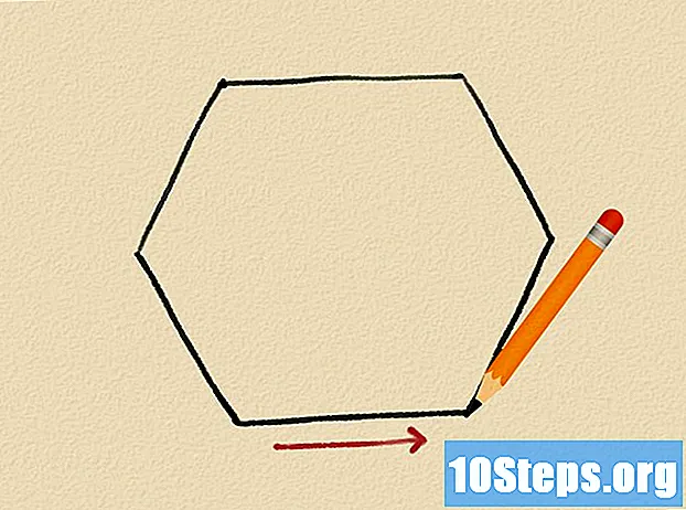 Hvordan tegne en sekskant