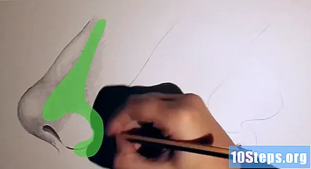Как да нарисувате нос