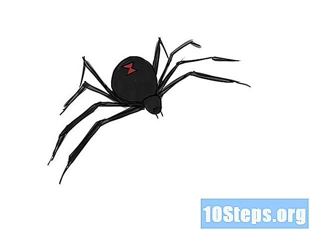 Hvordan tegne en edderkopp