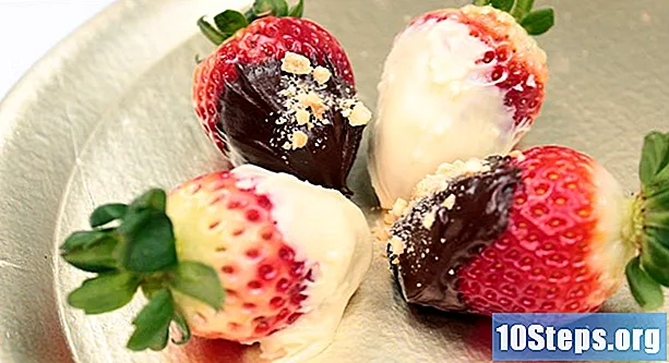 Hur man gör choklad täckta jordgubbar