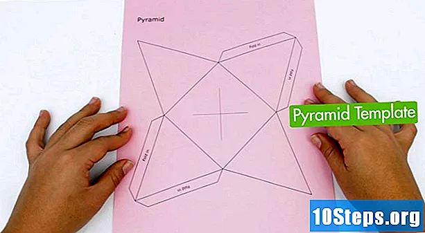 Kā izgatavot papīra piramīdas