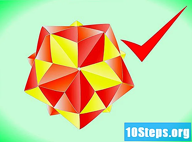 Hvordan man laver en modulær Icosahedron i Origami