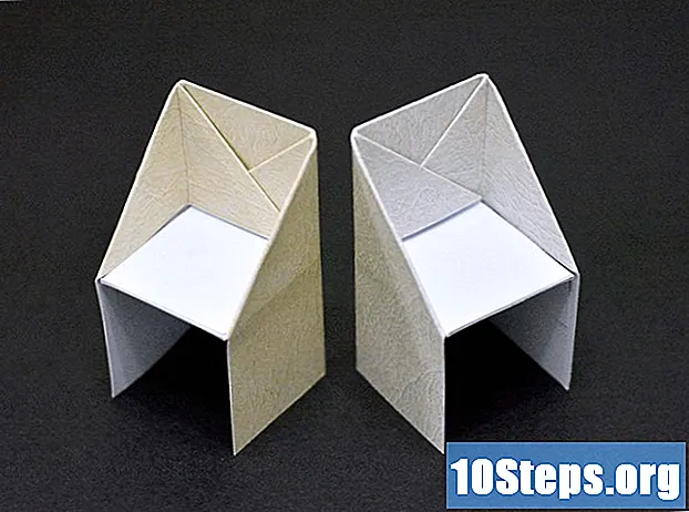 Sådan laves en Origami-stol - Tips