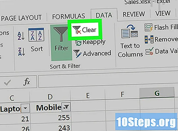 Cara Menghapus Filter di Excel