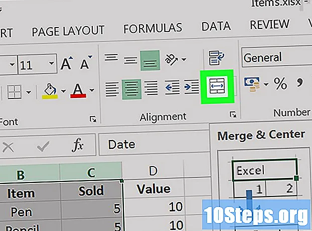 Kaip sujungti langelius „Excel“