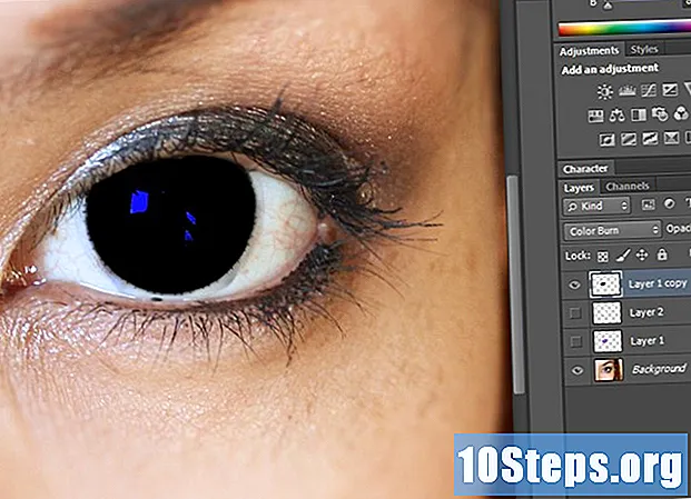 Как да промените цвета на очите във Photoshop