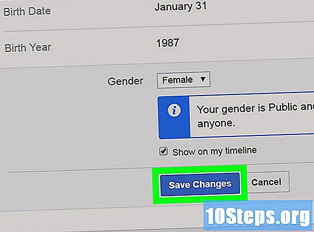 Cách thay đổi giới tính của bạn trên Facebook