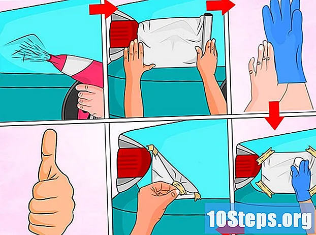 Hur man tar bort små bucklor i bilen med hjälp av en hårtork