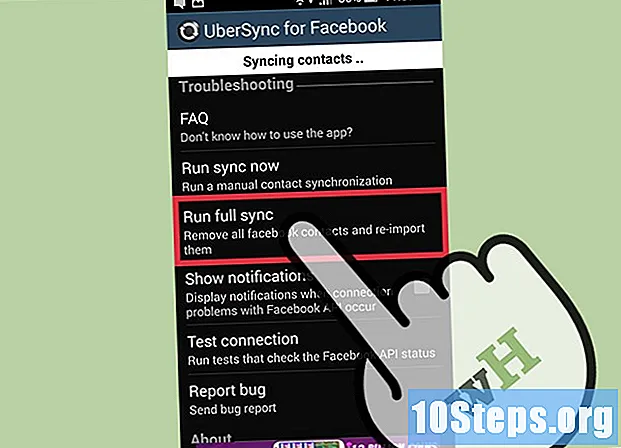 Facebook'u bir Android Cihazla Senkronize Etme