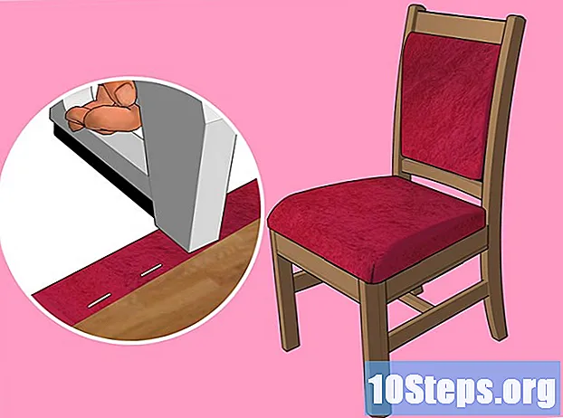Sådan skiftes du en polstring af stol