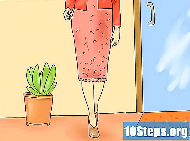 Hur man bär en spets kjol